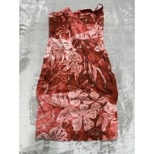 Honolua Wahine Womens Mini Dress Medium Casual Hawaiian Sleeveless Stretch‎ Top